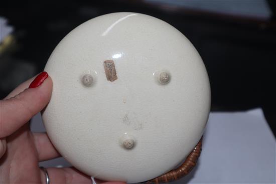 A Japanese Satsuma teapot diameter 11cm